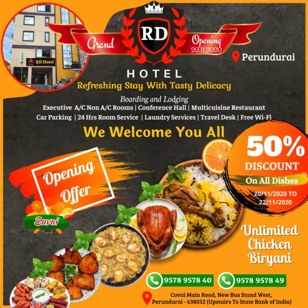 Enjoy Opening Offer - 50% Off on All Dishes